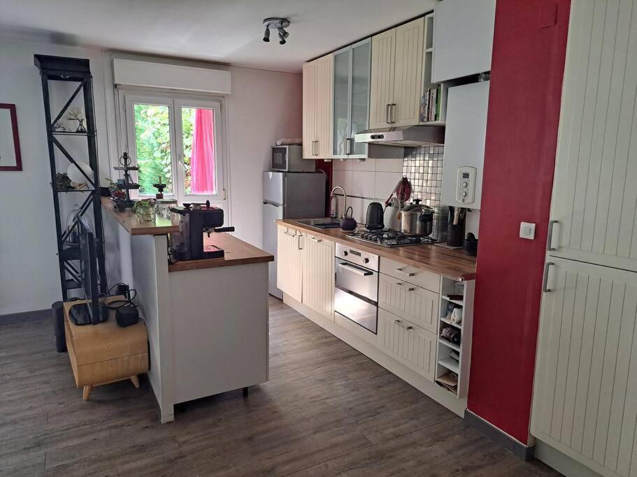 Appartement Cosy Avec Jardin Et Parking 쥬네빌러 외부 사진